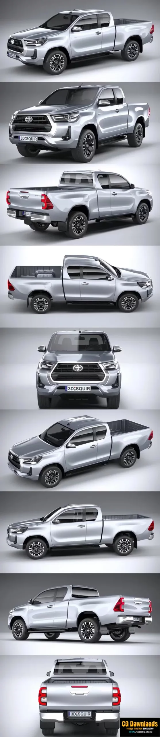 Toyota Hilux Xtra Cab 2021 скачать