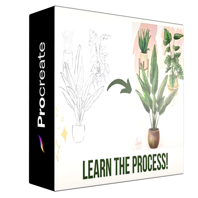 How to Draw House Plants in Procreate