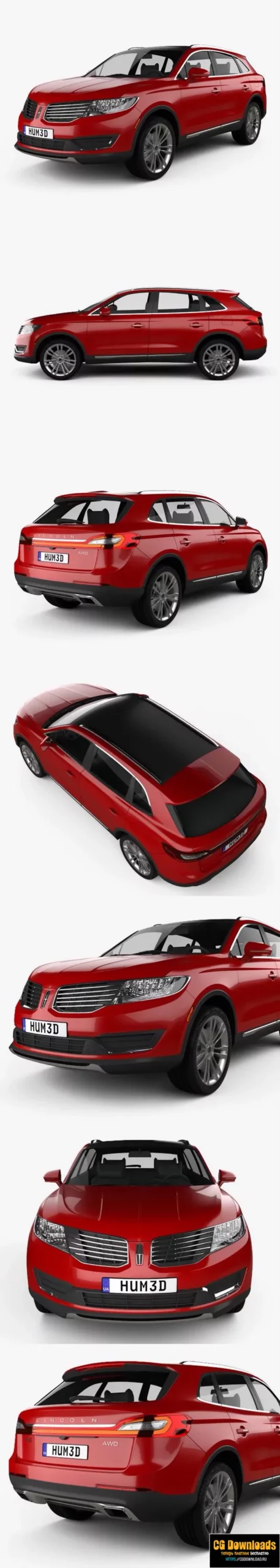 Lincoln MKX 2019 3D модель