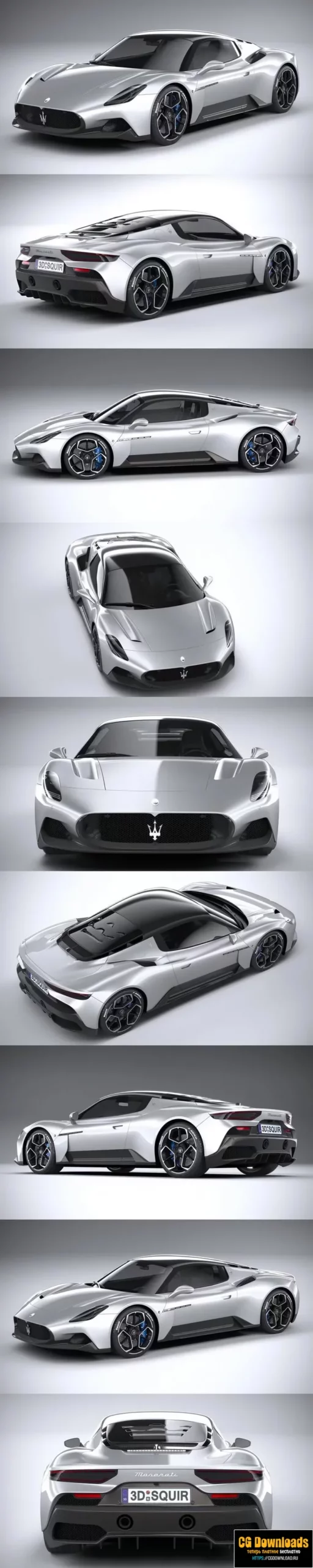 Maserati MC20 2021 3D модель