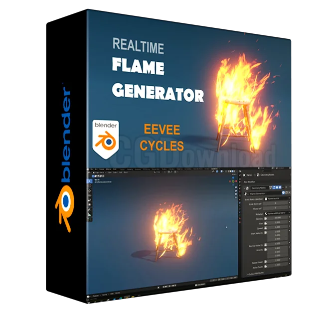 Realtime Flame Generator