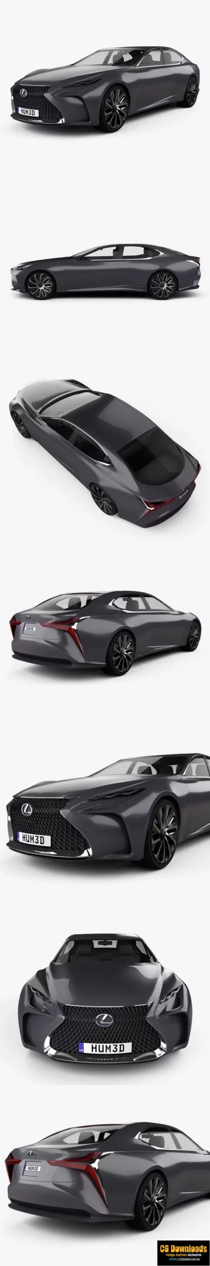 Lexus LF-FC 2015 3D модель