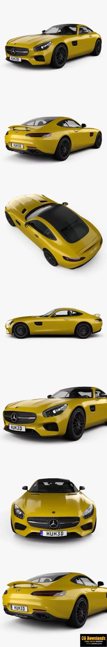 Mercedes-Benz AMG GT 2014 3D модель