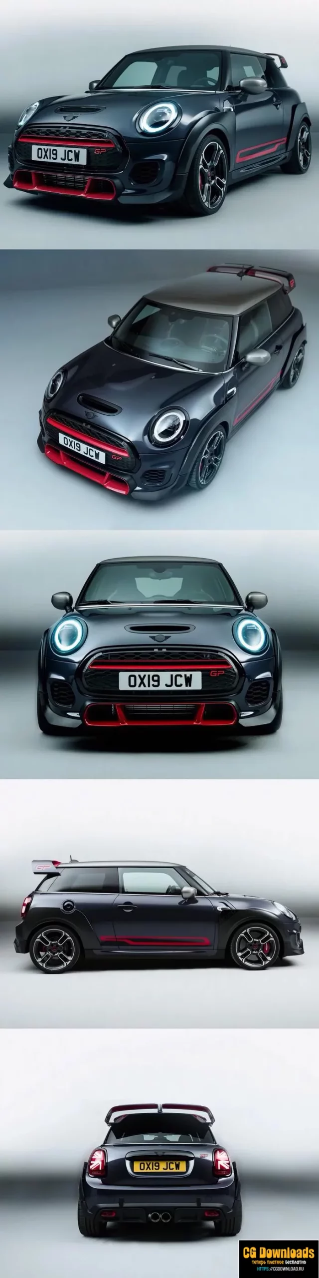 Mini John Cooper Works GP 2020 3D модель