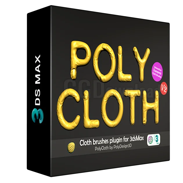 PolyCloth V2 ClothBrush Plugin for 3dsMax