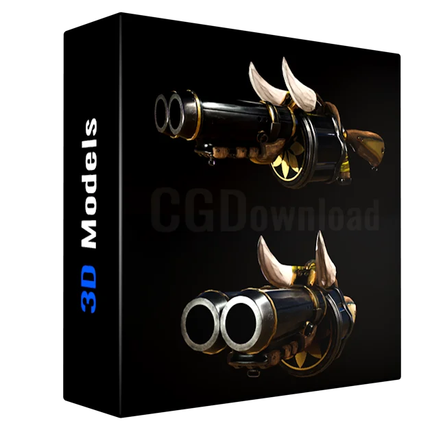 Stylized Grenade launcher 