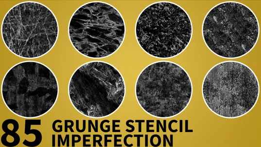 High Quality Useful Grunge Stencil Imperfection vol.2 скачать