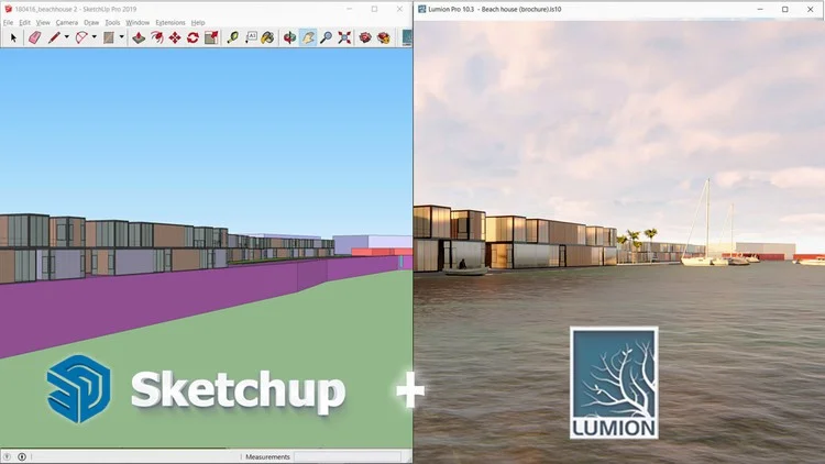 SKETCHUP & LUMION. Model and render with the best combo ever скачать