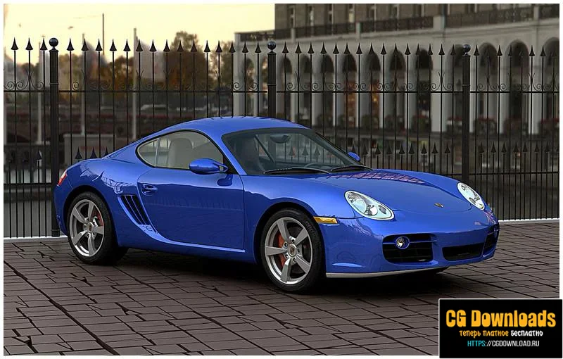 Porsche Cayman S 3D модель