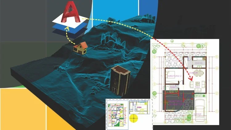 AutoCAD - 2D and 3D CAD design - learn easy! скачать