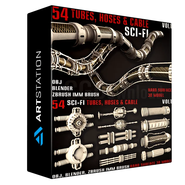 54 Sci-Fi Tubes, Hoses & Cables - vol1