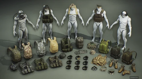 Military Supplies - VOL.2 - Clothing and Bags скачать