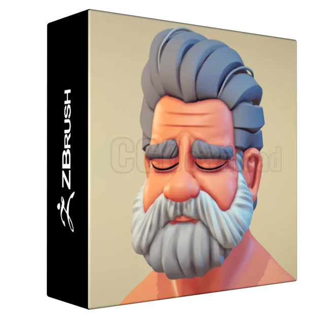 Sculpting old man bust in ZBrush