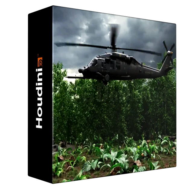 Houdini Helicopter Landing Simulation Course