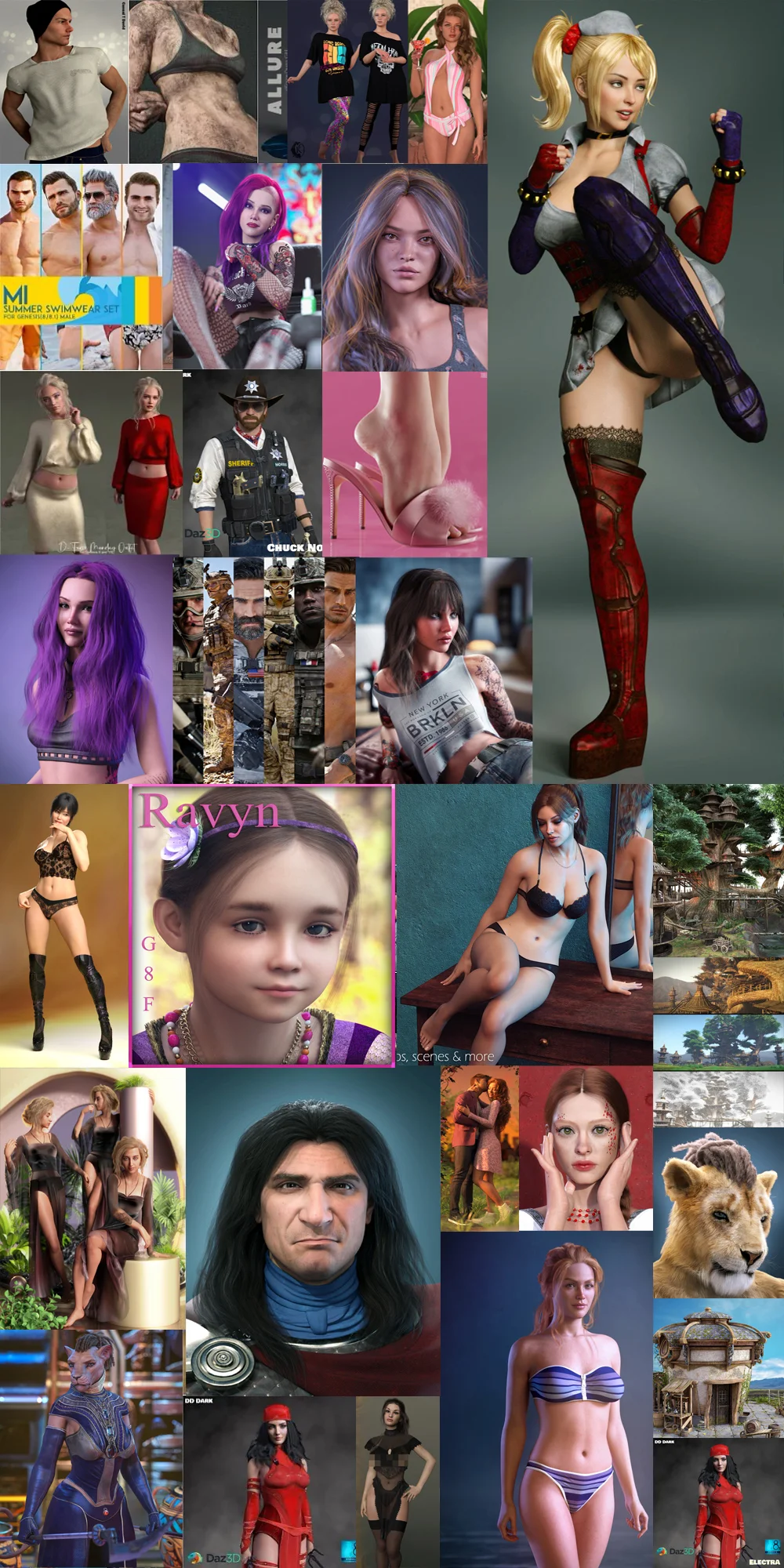 DAZ 3D, Poser Bundle скачать