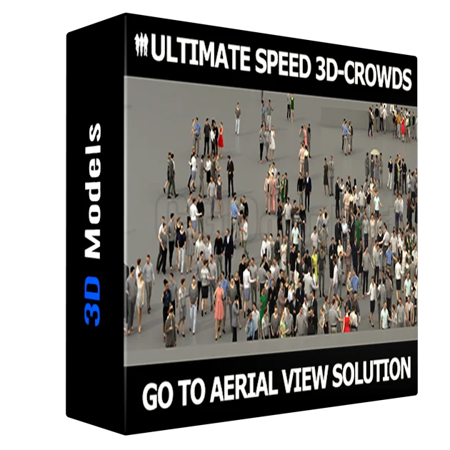 3D PEOPLE CROWDS - TOTAL PACK - ULTIMATE SPEED SOLUTION