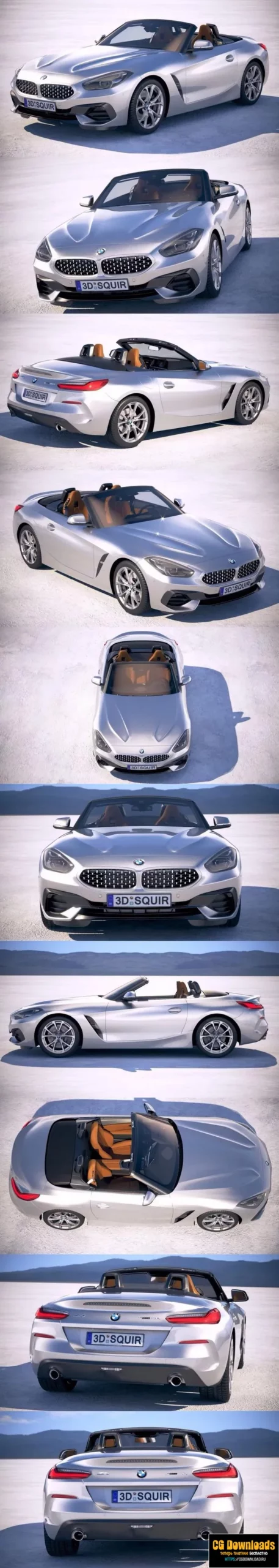 BMW Z4 2019 3D модель