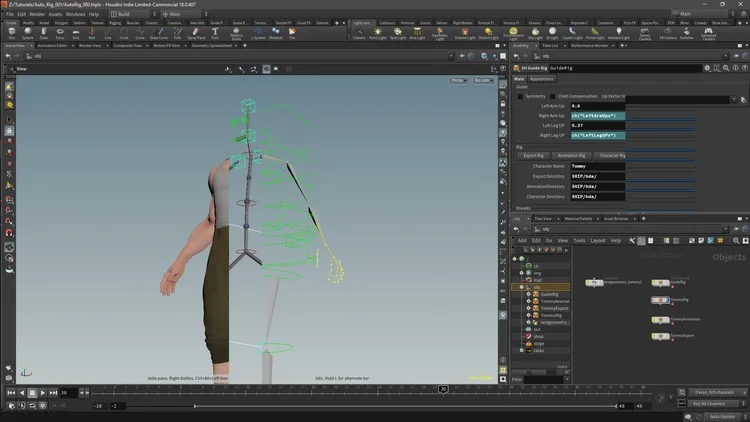 Basic Auto-Rigging for Games in Houdini скачать