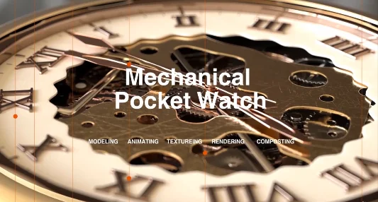 Create Realistic Mechanical Pocket Watch скачать