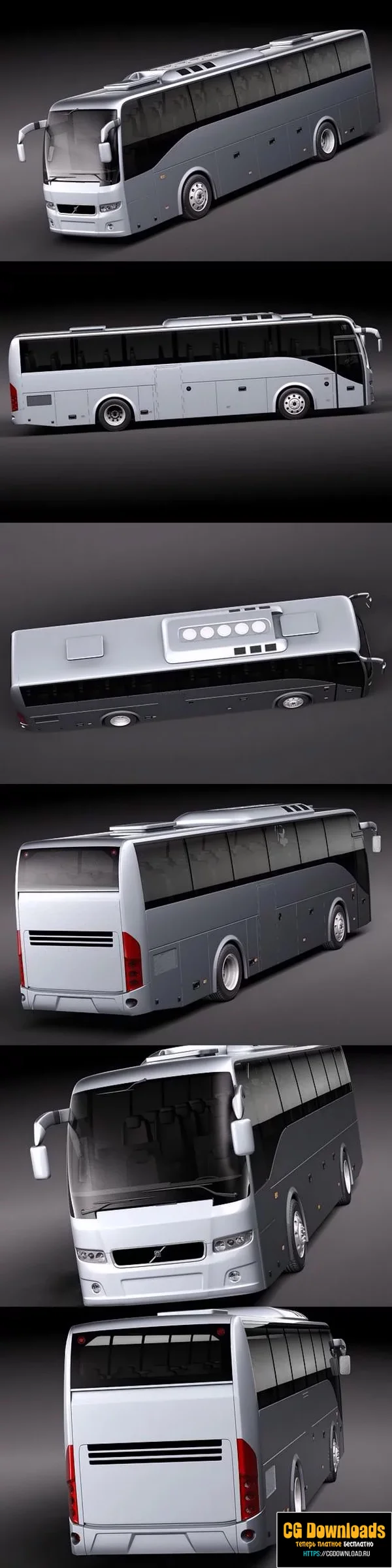 Volvo 9700 2010 3D модель