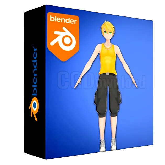 Blender Anime Character Modeling Course