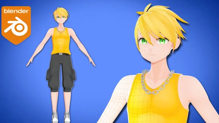 Blender Anime Character Modeling Course скачать