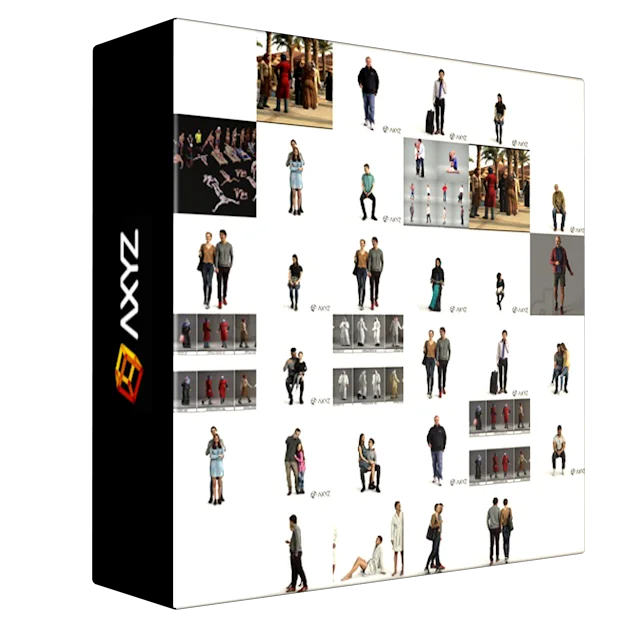 AXYZ 3D People Collection