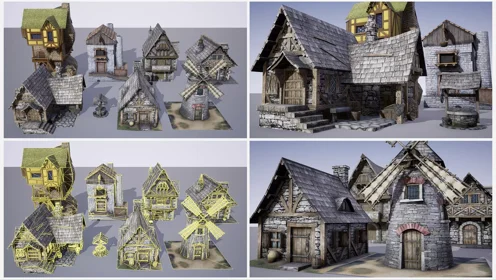 Medieval Fantasy Buildings Pack скачать