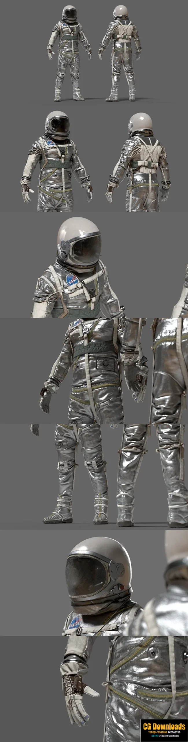 SPACESUIT NASA Mercury Navy Mark IV скачать