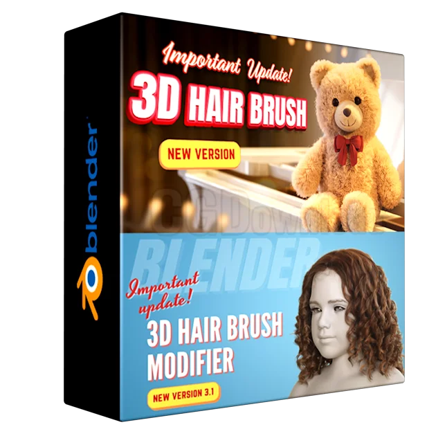 3D Hair Brush - Support New Hair System | Vfx Grace