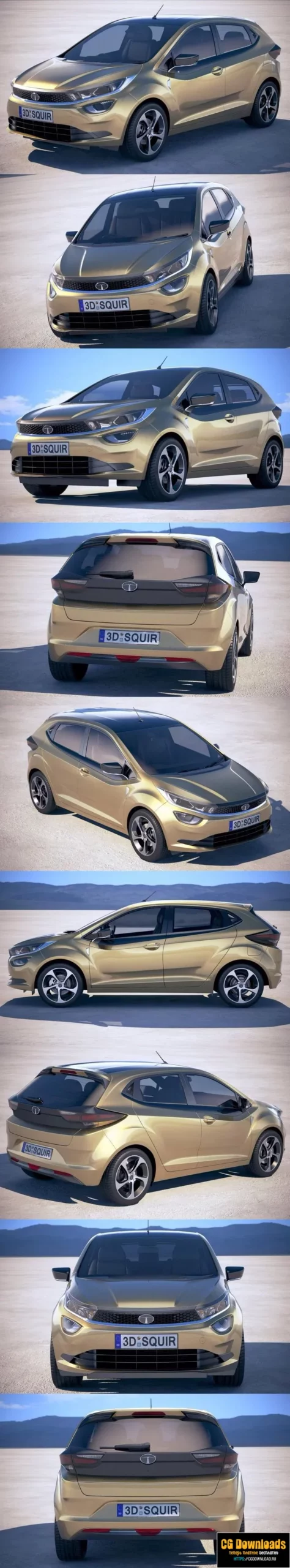 TATA Altroz 2020 3D модель