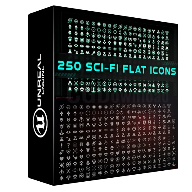 250 Sci-fi Flat Icons