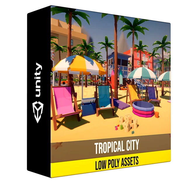 Low Poly Tropical City