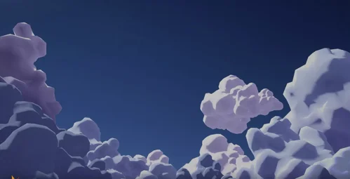 Stylized Smooth Clouds скачать