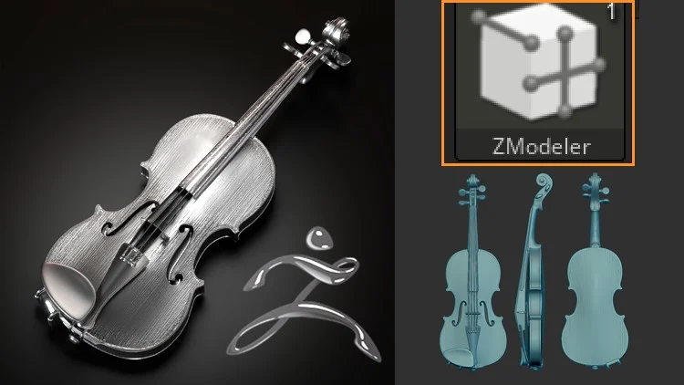 ZBrush for Jewelry Designers Sculpting a Printable Violin скачать