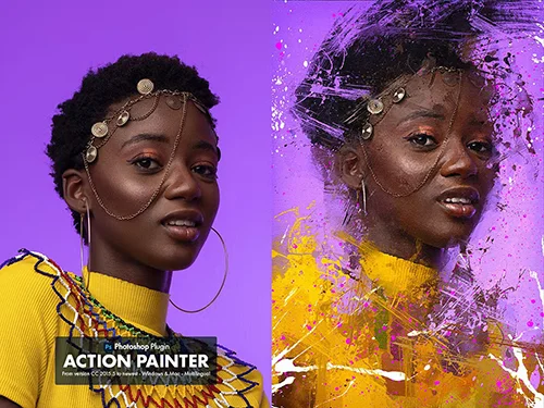 Action Painter - Photoshop Plugin скачать