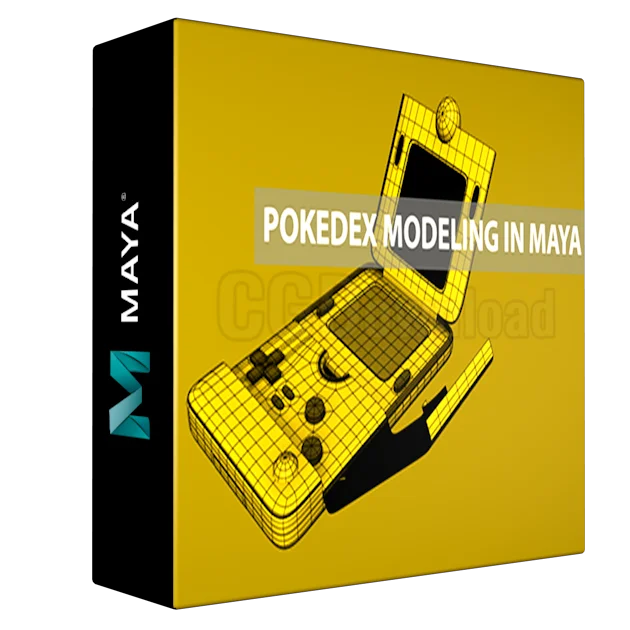 From Concept to 3D: Pokedex Modeling with Autodesk Maya