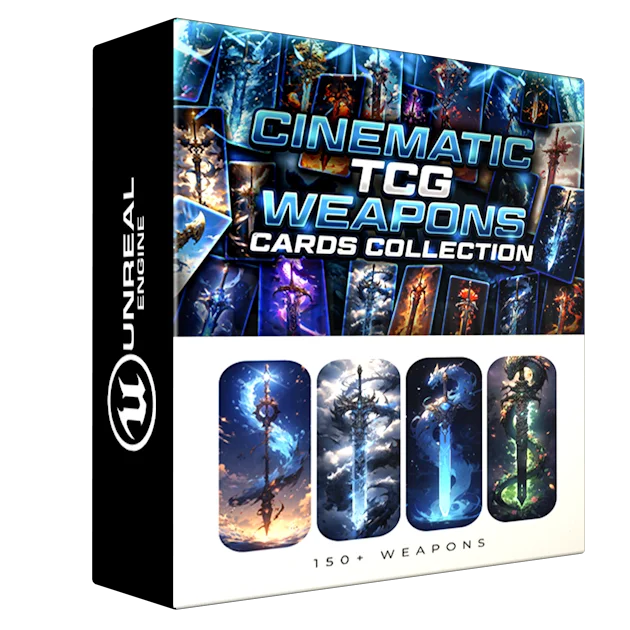 Cinematic TCG Weapons Cards Collection