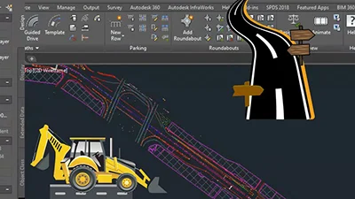 Civil 3d - Corridor Design With Vehicle Tracking скачать