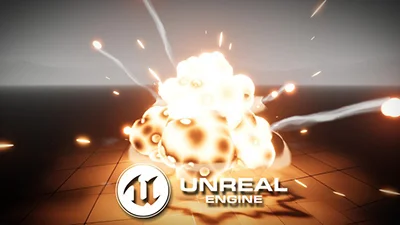 Unreal Engine 5 - VFX for Games - Stylized Explosion скачать