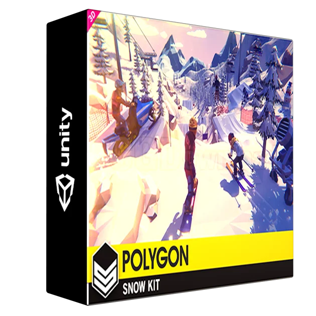 POLYGON Snow Kit - Low Poly 3D Art by Synty