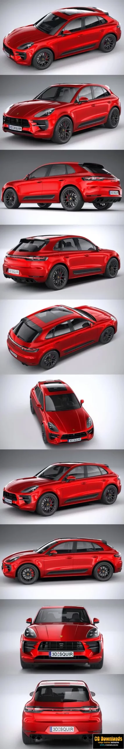 Porsche Macan GTS 2020 3D модель