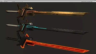 LowPoly Cyberpunk Sword скачать