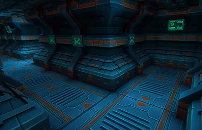 Stylized Sci-Fi Tunnel скачать