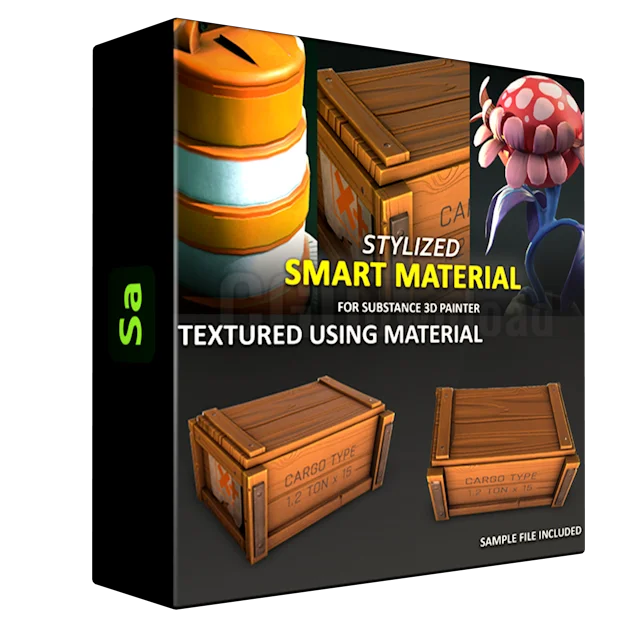 Stylized Smart Material 2.0 for Substance 3D Painter