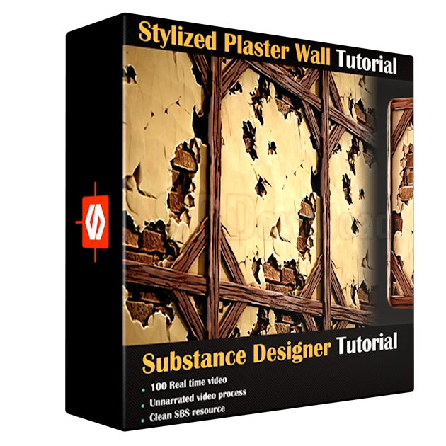 Stylized Plaster Wall Tutorial – VOL 04