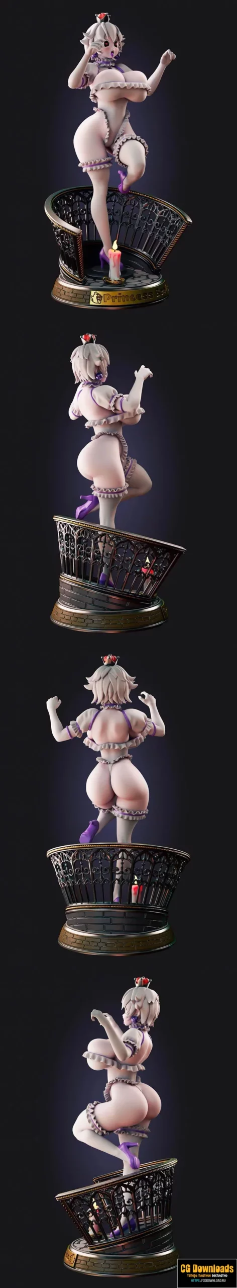 Princess Booette Ultra Thicc 3D Print Model скачать