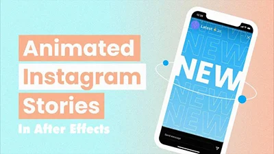 Animated Instagram Stories in After Effects скачать