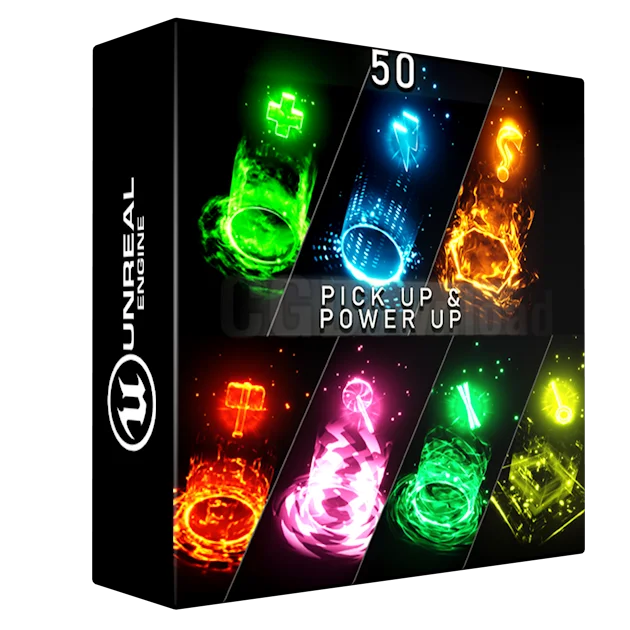 50 Unique Pick Ups and Power Ups VFX Pack