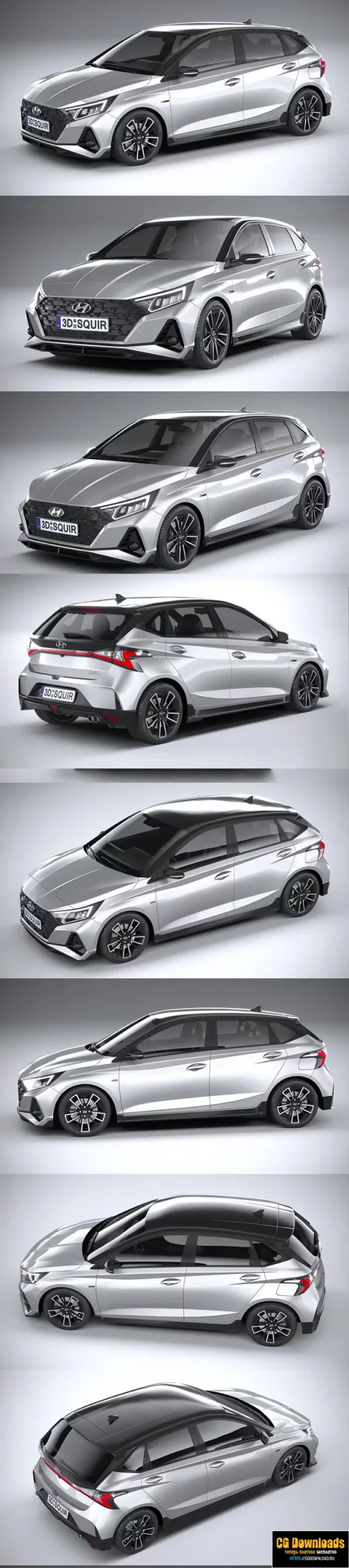 Hyundai i20 N Line 2021 3D модель